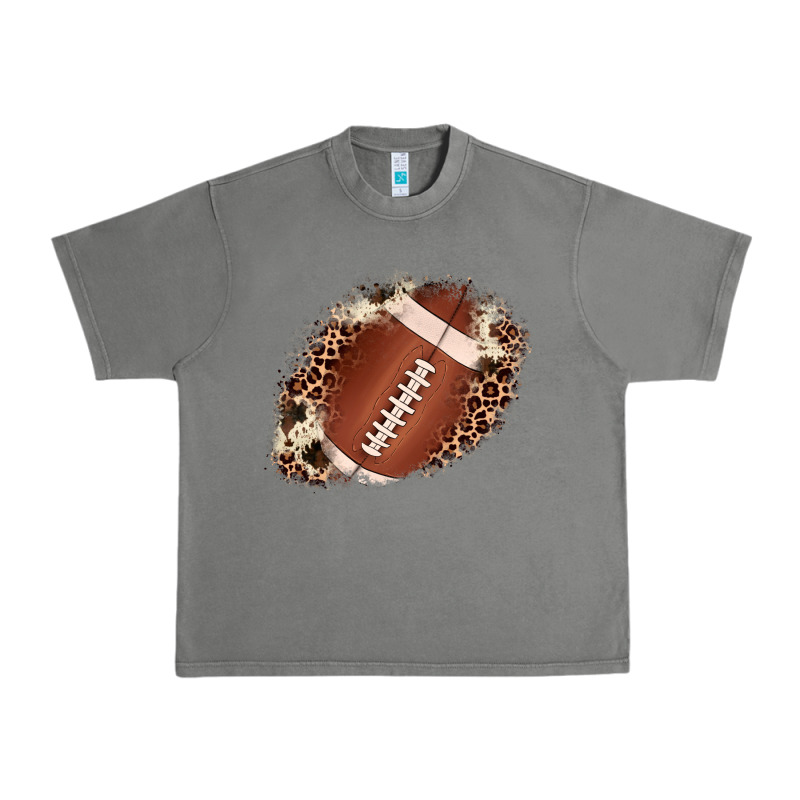 Football Cowhide Leopard Patch Urban Heavy Tee by JahusDesignShop | Teevron