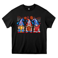 Black basketball gnome Heavy Core Tee - texasbilliewilder