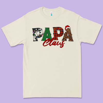 Papa Claus Premium Tee Designed By Barkaloodesign