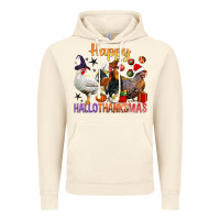 Vintage Artic Happy Hallothanksmas Chick Vintage Hoodie - BundleAndBundleShop