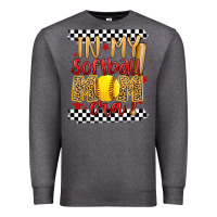 Charcoal Heather in my softball mom era Premium Sweatshirt - Artiststas