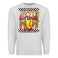 Dove Grey in my softball mom era Premium Sweatshirt - Artiststas