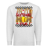 Oatmeal Heather in my softball mom era Premium Sweatshirt - Artiststas