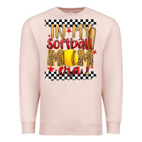 Pale Pink in my softball mom era Premium Sweatshirt - Artiststas