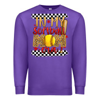 Purple in my softball mom era Premium Sweatshirt - Artiststas