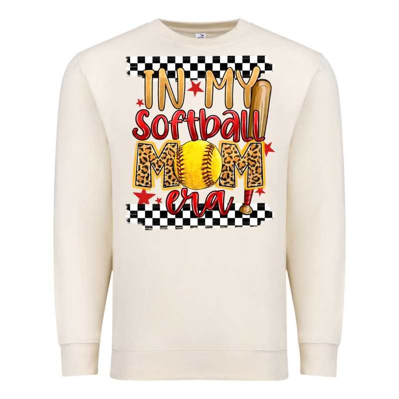 In My Softball Mom Era Premium Sweatshirt by Artiststas | Teevron