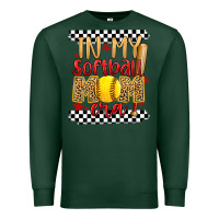 Sports Green in my softball mom era Premium Sweatshirt - Artiststas