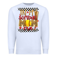 White in my softball mom era Premium Sweatshirt - Artiststas