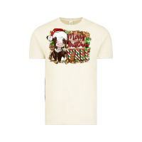 Vintage Arctic merry christmas y'all cow Vintage Tee - Artiststas