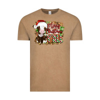 Vintage Coffee merry christmas y'all cow Vintage Tee - Artiststas