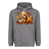 Storm Fall Vibes Squirrel Heavyweight Hoodie - LillyAllenDesigns