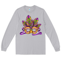Moon Dust mardi gras carnival mask Long Sleeve Tee - Jasminsmagicworld