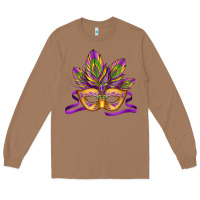 Toasted Coconut mardi gras carnival mask Long Sleeve Tee - Jasminsmagicworld