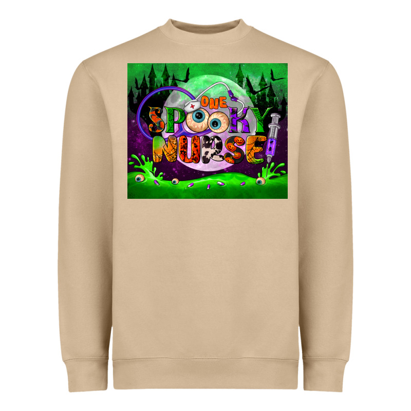 One Spooky Nurse Mouse Pad Heavyweight Sweatshirt by BundleAndBundleShop | Teevron