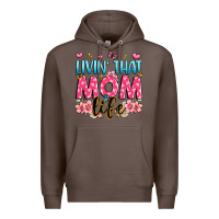 Coffee livin' that mom life Premium Hoodie - JahusDesignShop