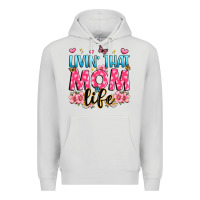 Dove Grey livin' that mom life Premium Hoodie - JahusDesignShop