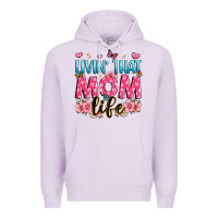 Lilac livin' that mom life Premium Hoodie - JahusDesignShop