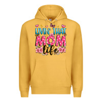 Mustard livin' that mom life Premium Hoodie - JahusDesignShop