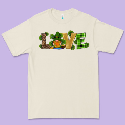 St Patricks Day Gnomes Shamrock Horseshoes Love Premium Tee Designed By Ranaportraitstore