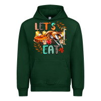 Forest Green lets eat Urban Hoodie - CowGirlArtShop