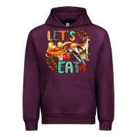 Mauve Wine lets eat Urban Hoodie - CowGirlArtShop
