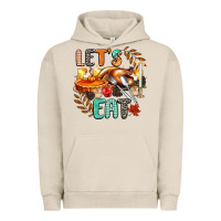Pigment French Oak lets eat Urban Hoodie - CowGirlArtShop
