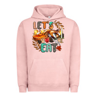 Pigment Salmon lets eat Urban Hoodie - CowGirlArtShop