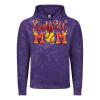 Cloud Purple softball mom Vintage Hoodie - JahusDesignShop