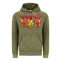 Vintage Olive softball mom Vintage Hoodie - JahusDesignShop