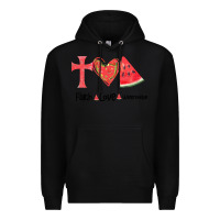Black Faith Love Watermelon Premium Hoodie - Bettercallsaul