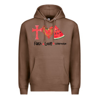 Chestnut Faith Love Watermelon Premium Hoodie - Bettercallsaul