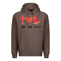 Coffee Faith Love Watermelon Premium Hoodie - Bettercallsaul