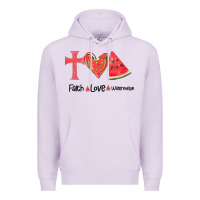 Lilac Faith Love Watermelon Premium Hoodie - Bettercallsaul