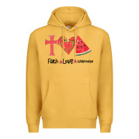 Mustard Faith Love Watermelon Premium Hoodie - Bettercallsaul