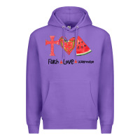 Purple Faith Love Watermelon Premium Hoodie - Bettercallsaul