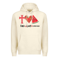 Sandshell Faith Love Watermelon Premium Hoodie - Bettercallsaul