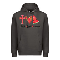 Faith Love Watermelon Premium Hoodie | Teevron