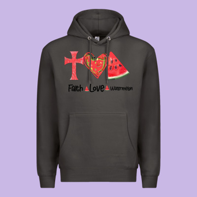 Faith Love Watermelon Premium Hoodie Designed By Bettercallsaul
