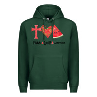 Sports Green Faith Love Watermelon Premium Hoodie - Bettercallsaul
