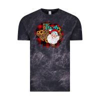 Cloud Black texas santa wood slice ornament Vintage Tee - JahusDesignShop