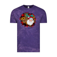 Cloud Purple texas santa wood slice ornament Vintage Tee - JahusDesignShop
