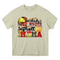 Mossy somebody's loud mouth softball mama Heavy Core Tee - Zillion Design Studio