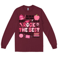 Burgundy rock the best Long Sleeve Tee - JahusDesignShop