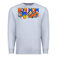 Heather Grey boy mom Premium Sweatshirt - Artiststas