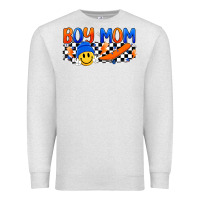 Oatmeal Heather boy mom Premium Sweatshirt - Artiststas