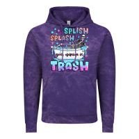 Cloud Purple splish splash your opinion is trash Vintage Hoodie - JahusDesignShop