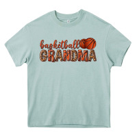 Arona basketball grandma with leopard Heavy Core Tee - texasbilliewilder