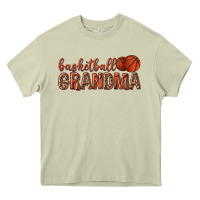 Basketball Grandma With Leopard Heavy Core Tee | Teevron