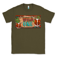 Army Green texas longhorn wild one cactus licanse plate Classic Tee - Artiststas