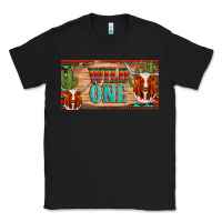 Black texas longhorn wild one cactus licanse plate Classic Tee - Artiststas